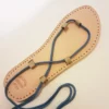 Sandale Dodoladi et cordage bleu