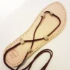 Sandale Dodoladi et cordage marron