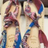 Sandale Dodoladi foulard imprimé