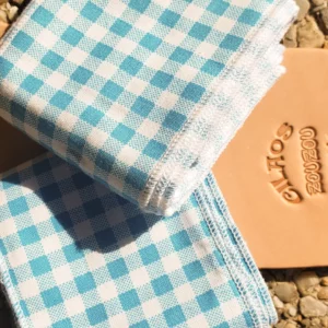 Foulard Vichy bleu