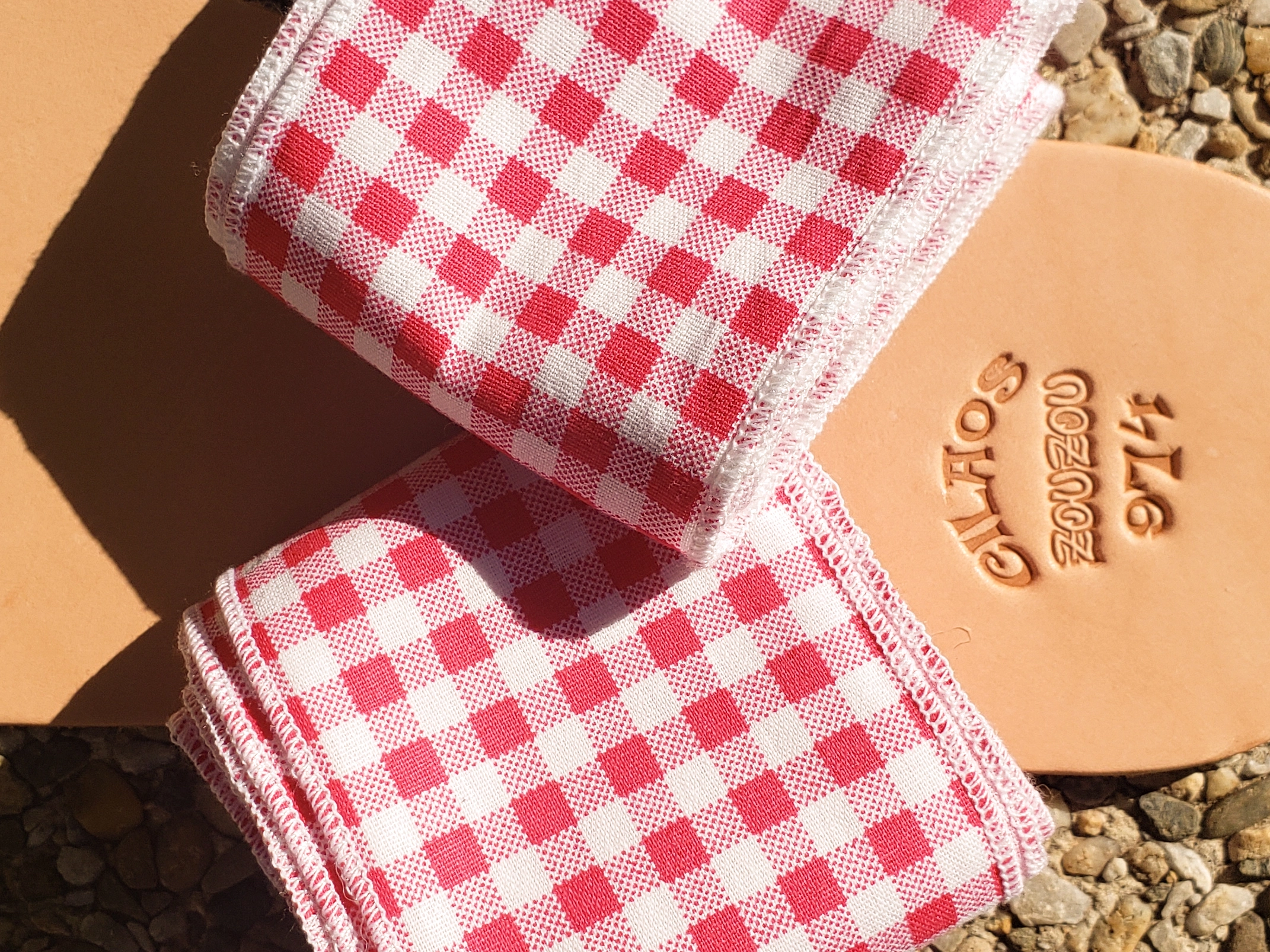 Foulard Vichy rouge